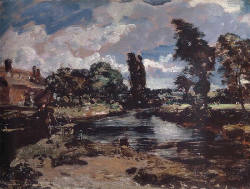 John Constable Flatford Mill from a lock on the Stour Germany oil painting art
